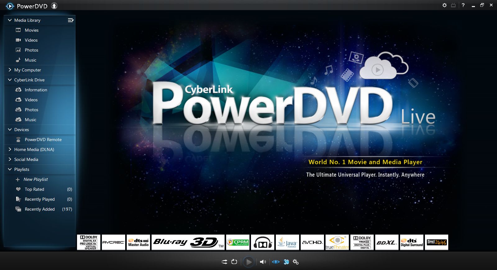 cyberlink power dvd player free